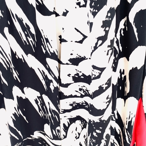 Maxi dress. By Express. Red/White/Black. Sz Sp. - Picture 4 of 9